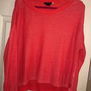H&M flowy coral knit sweater